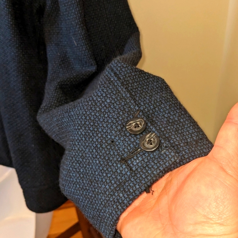 Free People Wool Herringbone Blazer Jacket - Picture 7 of 9